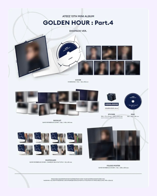 Ateez – Golden Hour: Part.4 (Seonghwa Digipack Ver.)