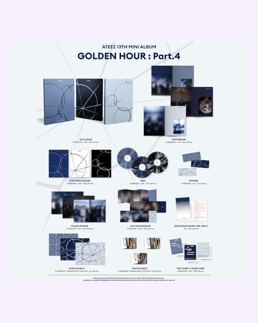 Ateez - Golden Hour: Part.4 (POB included)